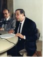 José Antonio Arana en el discurso de entrada como Euskaltzain. Fotógrafos Bonilla (Guernica, etc.)
